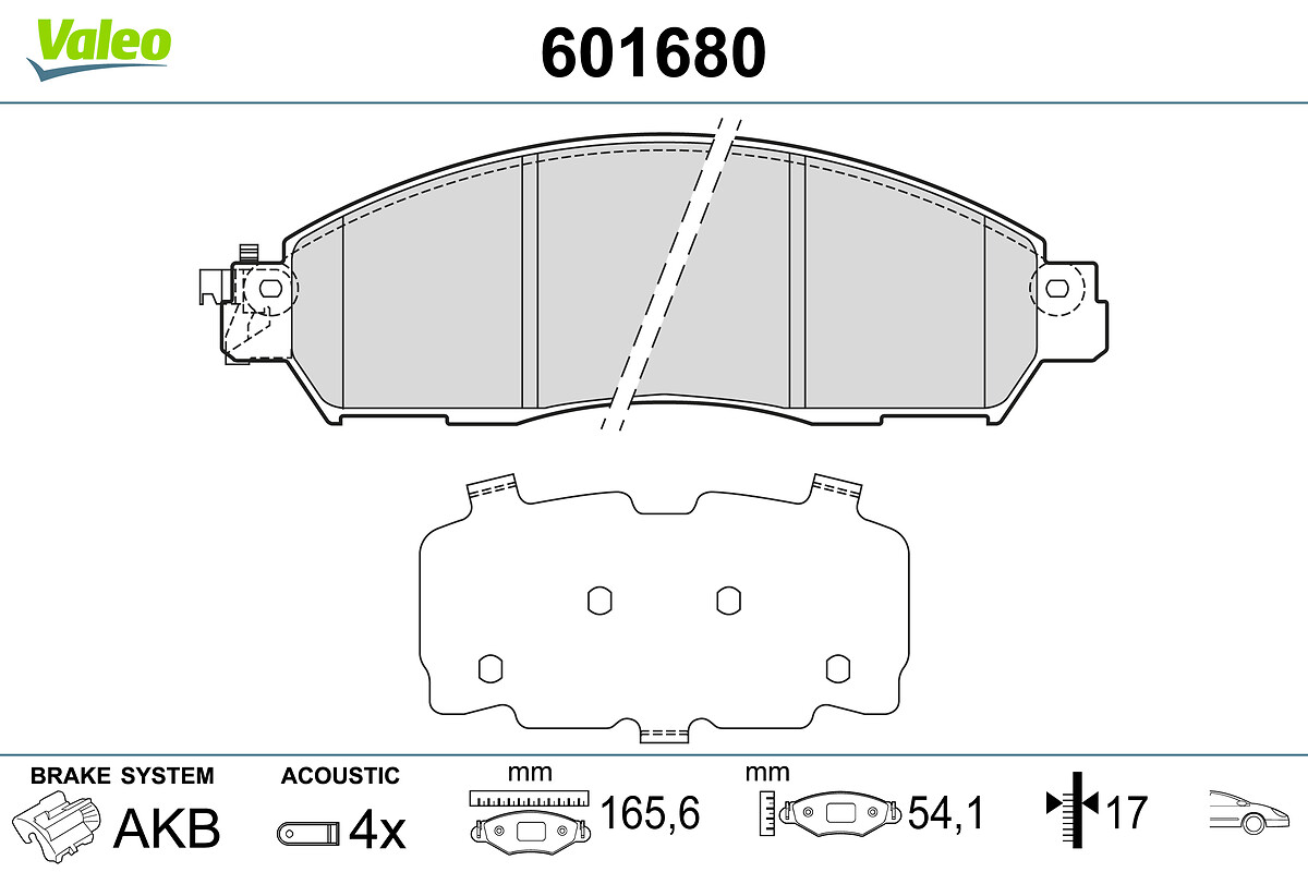 BRAKE PADS NISSAN FRONTIER II FR